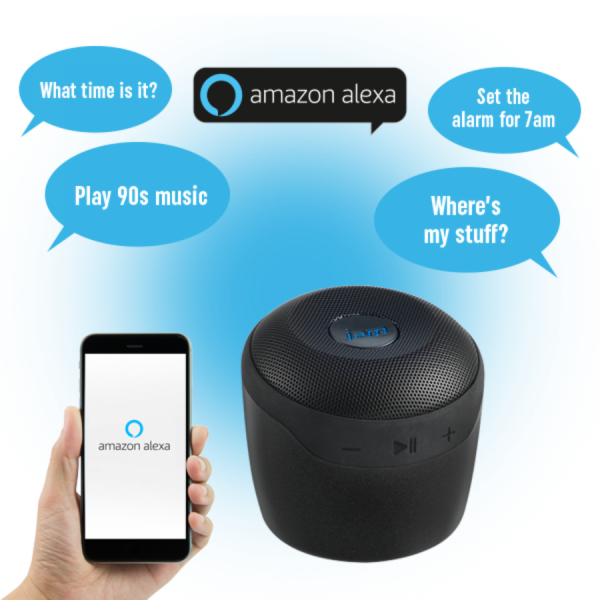 Jam Voice Portable Wireless And Bluetooth Amazon Alexa Enabled