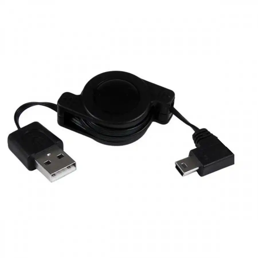 onn Retractable Mini USB Cable