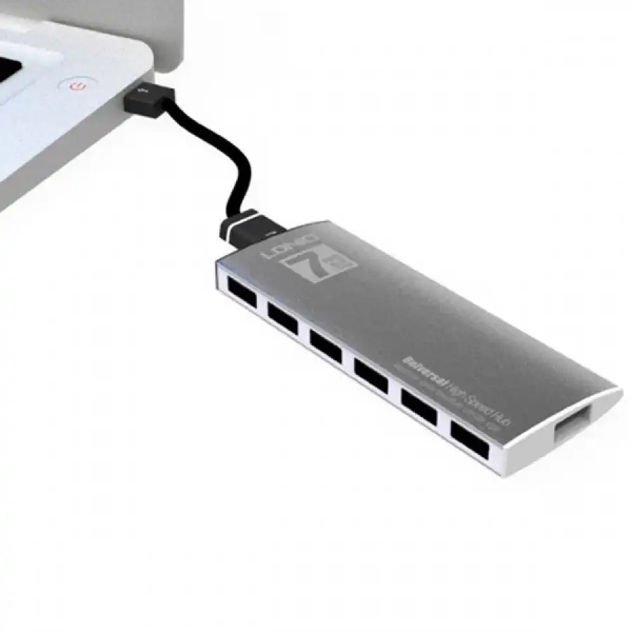 LDNIO 7-Port High Speed USB 2.0 Mini Hub - Image 2