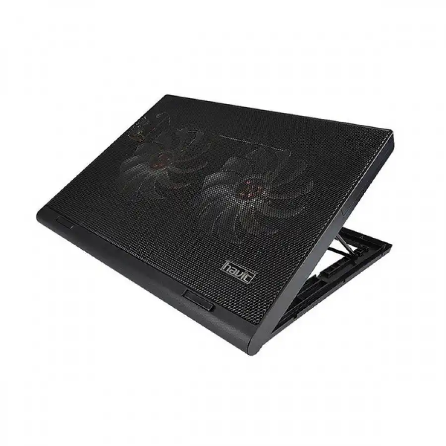 HAVIT HV-F2050 14-15.6” Cooling Pad, Couch Laptop Cooler with Raise & Lock stand - Image 2