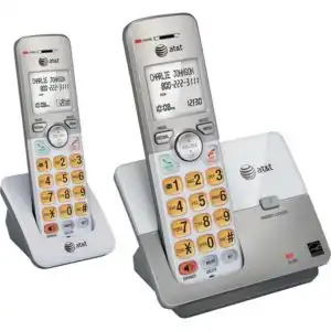 AT&T - EL51203 DECT 6.0 Expandable Cordless Phone System - Silver