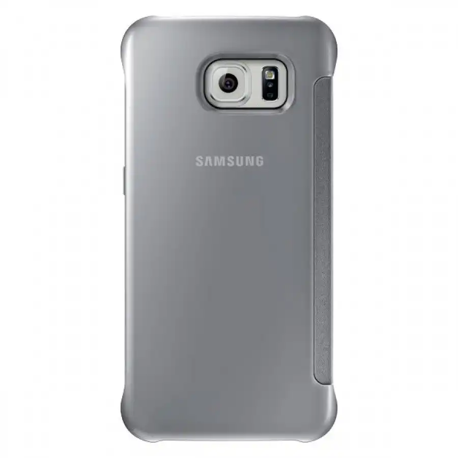 Samsung S-View Flip Cover for Samsung Galaxy S6 - Silver - Image 4
