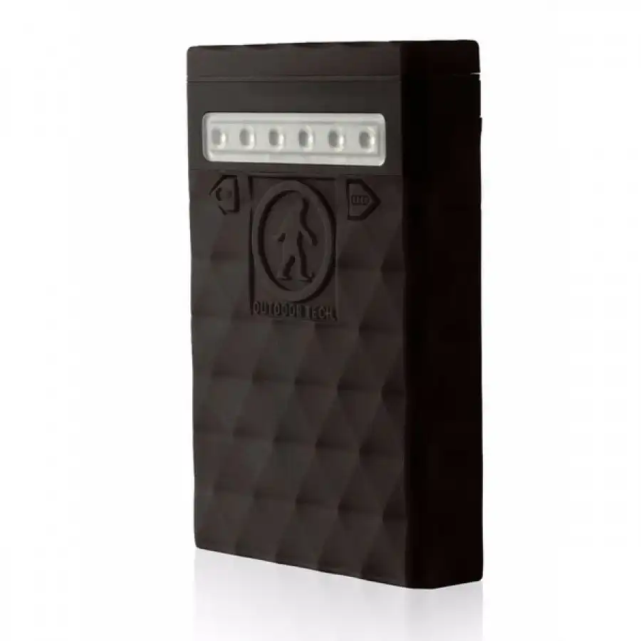 OUTDOOR TECH Kodiak Plus 2.0 -10,000 mAh Ruggedized Waterproof Portable Charger, Black