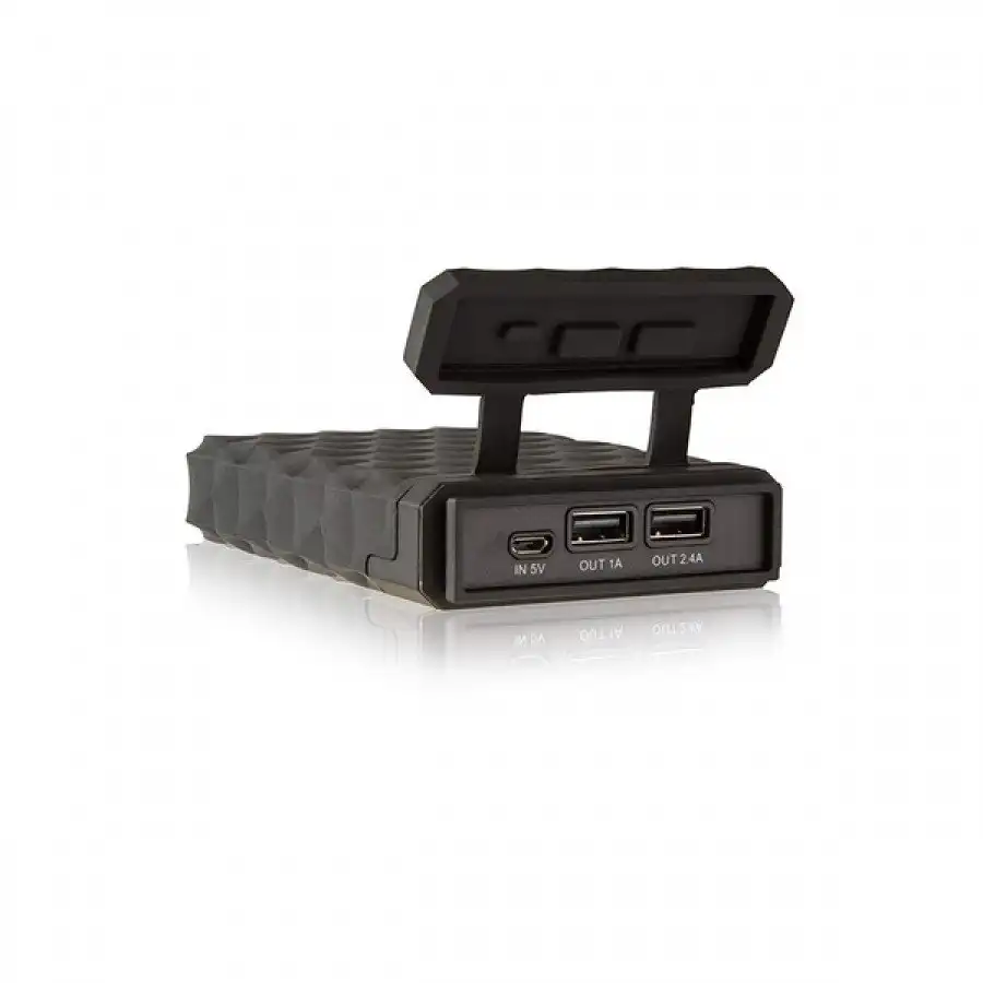 OUTDOOR TECH Kodiak Plus 2.0 -10,000 mAh Ruggedized Waterproof Portable Charger, Black - Image 2