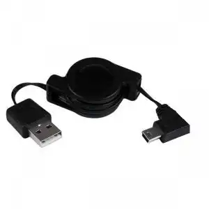 RCA 1.2M  Retractable USB 2.0 to Mini-B Cable
