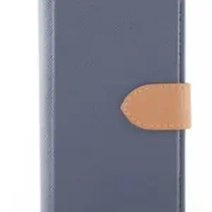Blu Element - Simpli Folio Case Navy/Tan for iPhone XS/X