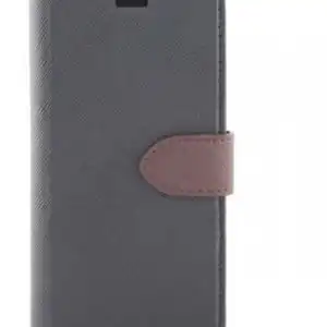 Blu Element - Simpli Folio Case Black/Brown for iPhone XS/X