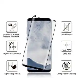 Samsung S9 Plus 5D Curved Tempered Glass