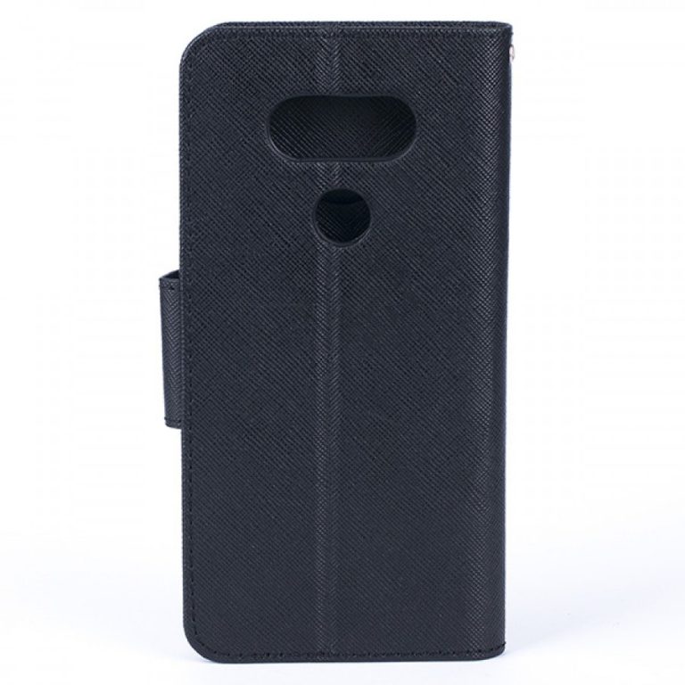 AVOCA LG G5 Genuine Leather Wallet Case, Gray