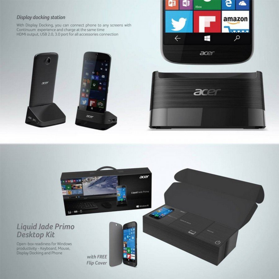Acer Liquid Jade Primo and Desktop Kit