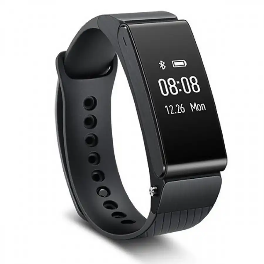 Huawei TalkBand B2 Hybrid Bluetooth Smart Wireless Activity Tracking Wristband Plus Bluetooth Earpiece, Black
