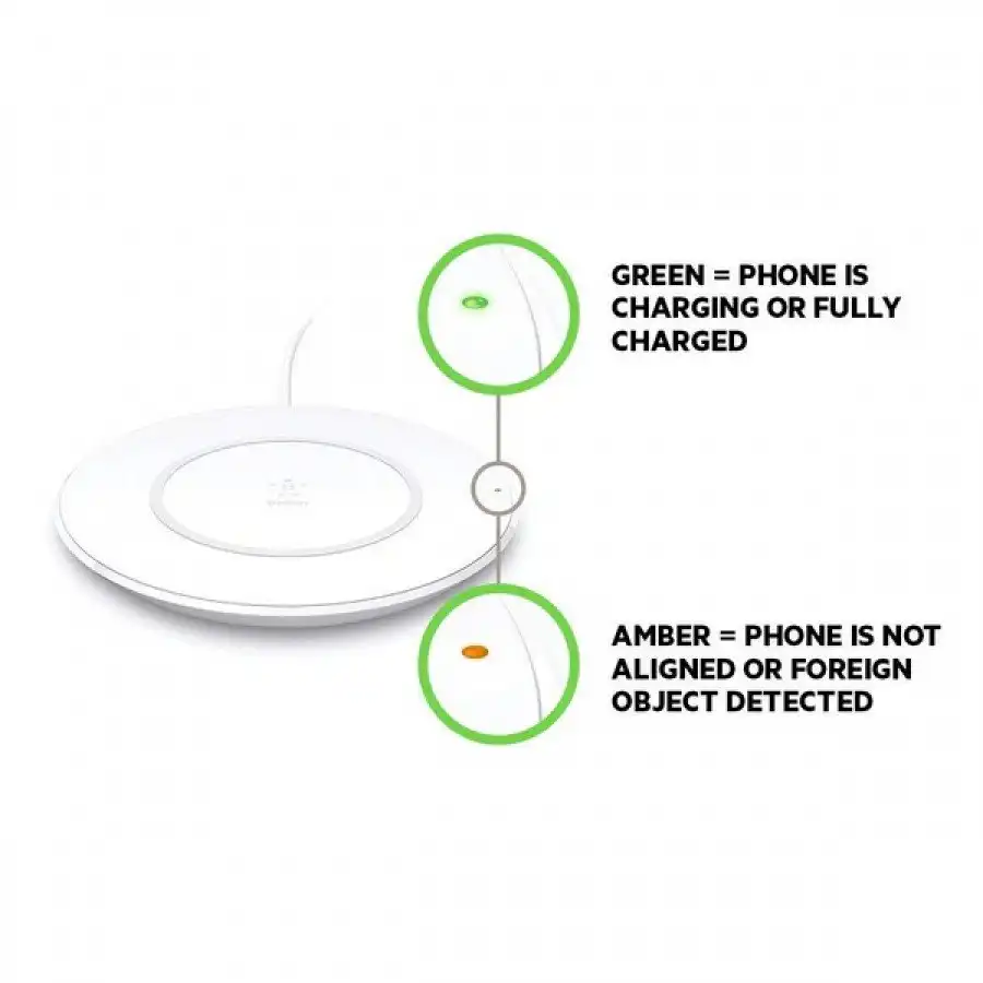 Belkin Boost UP Wireless Charging Pad, Optimal 7.5W Charging for iPhone 8, iPhone 8 Plus and iPhone X - Image 5