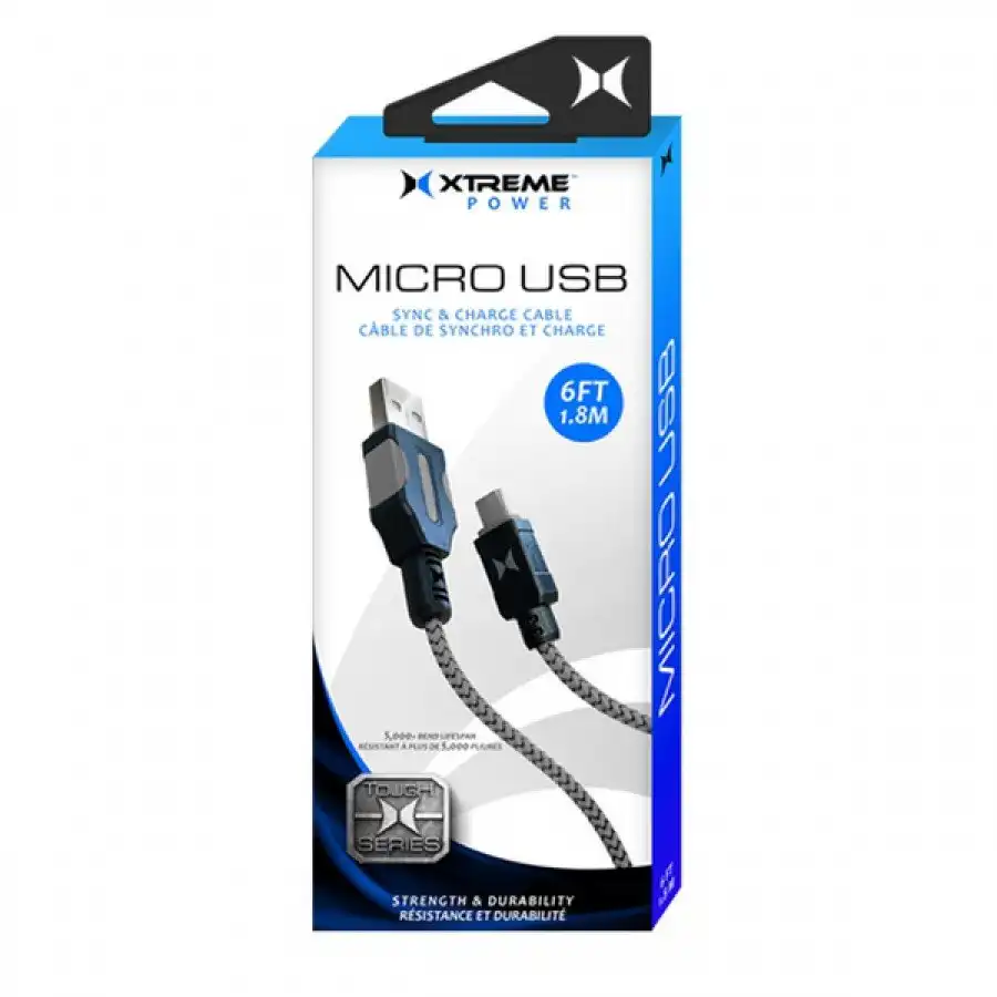 XTREME Micro USB Cable - 6ft - Image 2