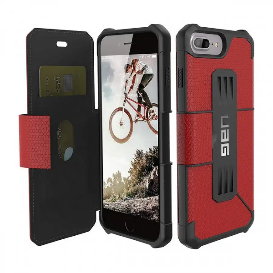 UAG Folio iPhone 6s Plus / 6 Plus [Red] Military Drop Tested iPhone Card Case - Image 3