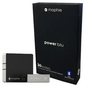 mophie PowerBlu Bluetooth Headset for iPhone and Android Smartphones - Black