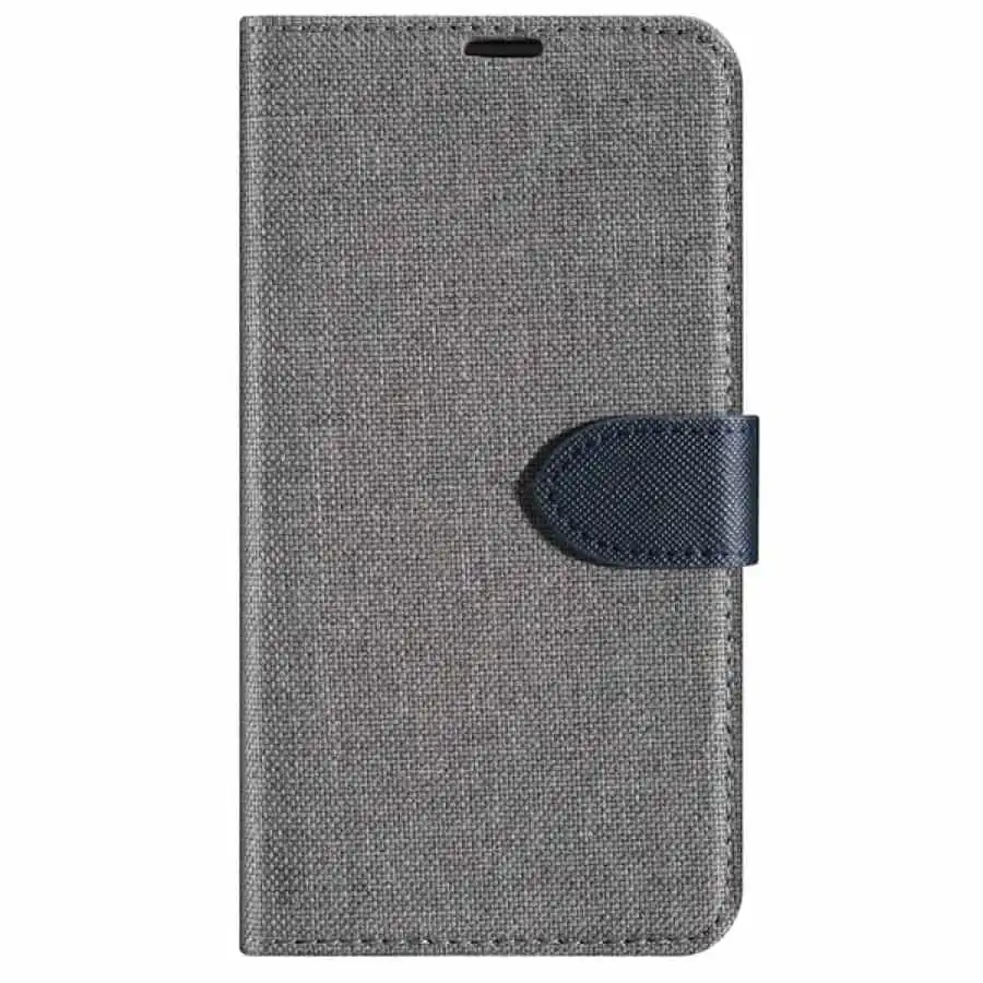 Blu Element - Simpli Folio Case Grey/Navy for iPhone 8 Plus/7 Plus/6S Plus/6 Plus