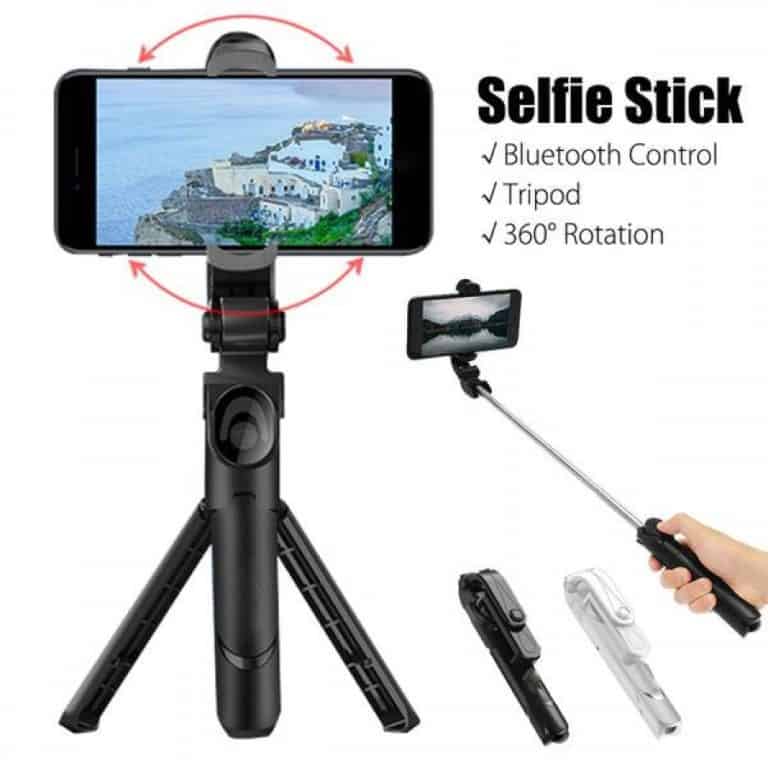 XT-09 3 in 1 Bluetooth Selfie Stick, Tripod Remote & Handheld Monopod