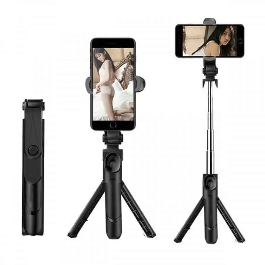 XT-09 3 in 1 Bluetooth Selfie Stick, Tripod Remote & Handheld Monopod - Image 2