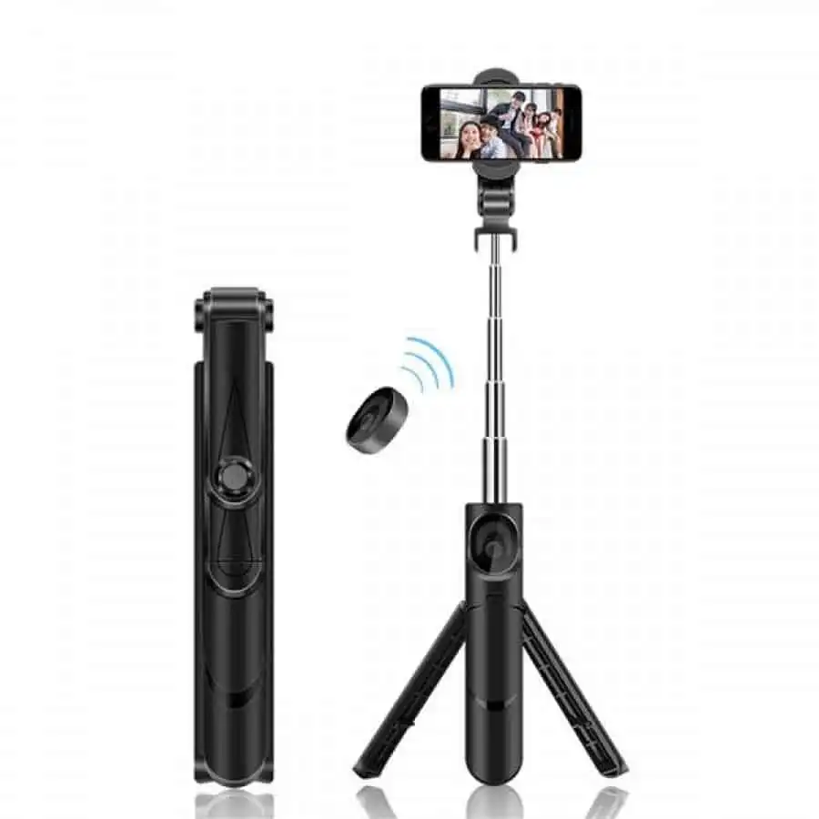 XT-09 3 in 1 Bluetooth Selfie Stick, Tripod Remote & Handheld Monopod - Image 3