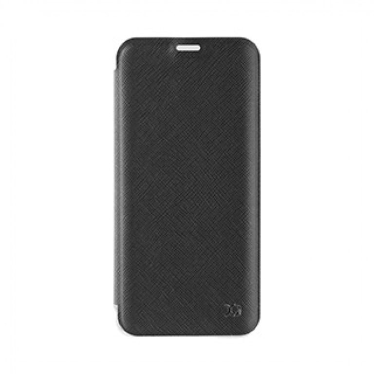 Samsung Galaxy S9 Xqisit Black Adour Flap Cover