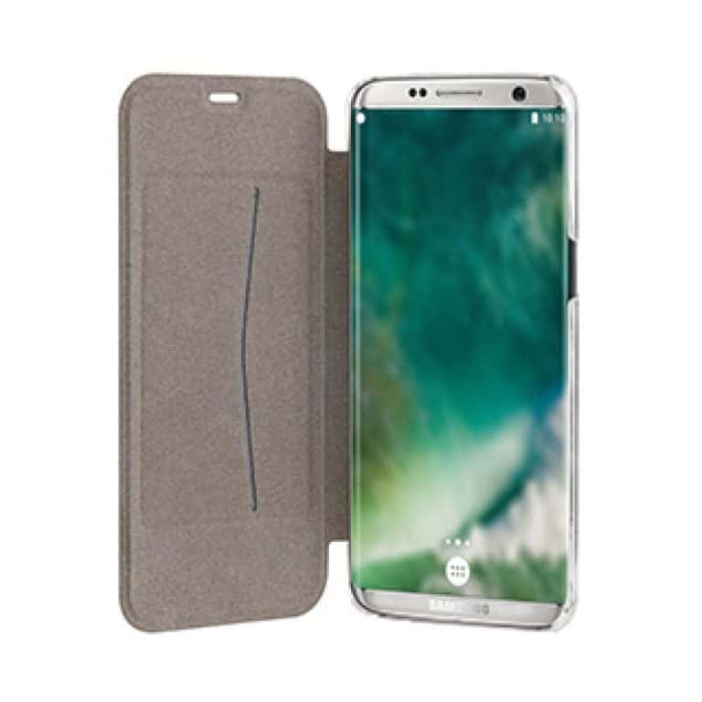 Samsung Galaxy S8 Plus Xqisit Black Adour Flap Cover