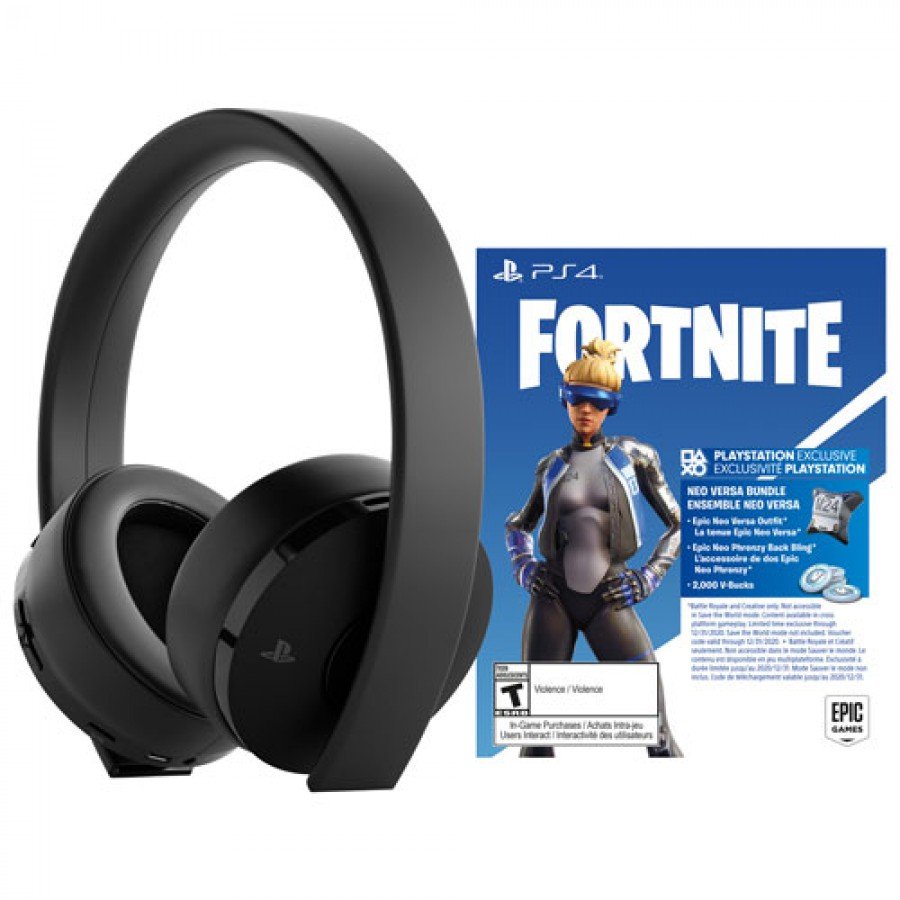 Playstation 4 Gold Wireless Gaming Headset Fortnite Neo ...