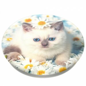 PopSockets - (Swappable Top Only) Purrfect Flower