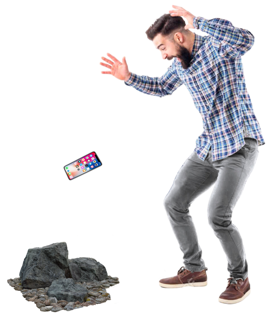 dropping phone
