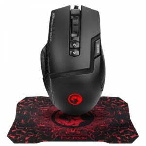 Marvo M355+G1 Wired LED Gaming Mouse with Mouse Pad
