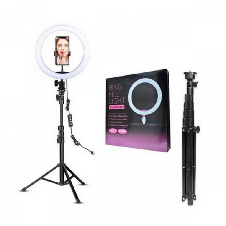Professional LED Ring Light 12″ (ZD666) with Tripod