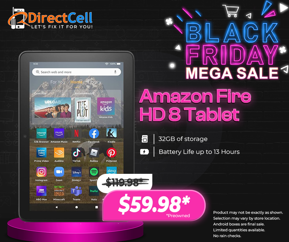 Black Friday 2025 Amazon Fire HD 8 Tablet