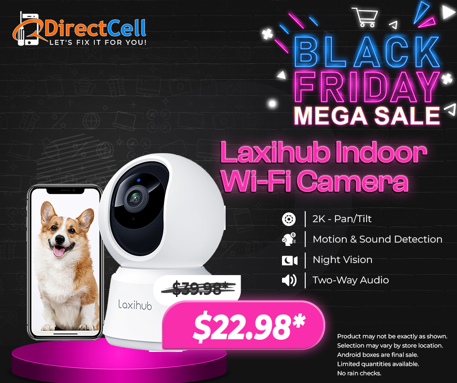 Black Friday 2025 Laxibub indoor Wi-Fi Camera