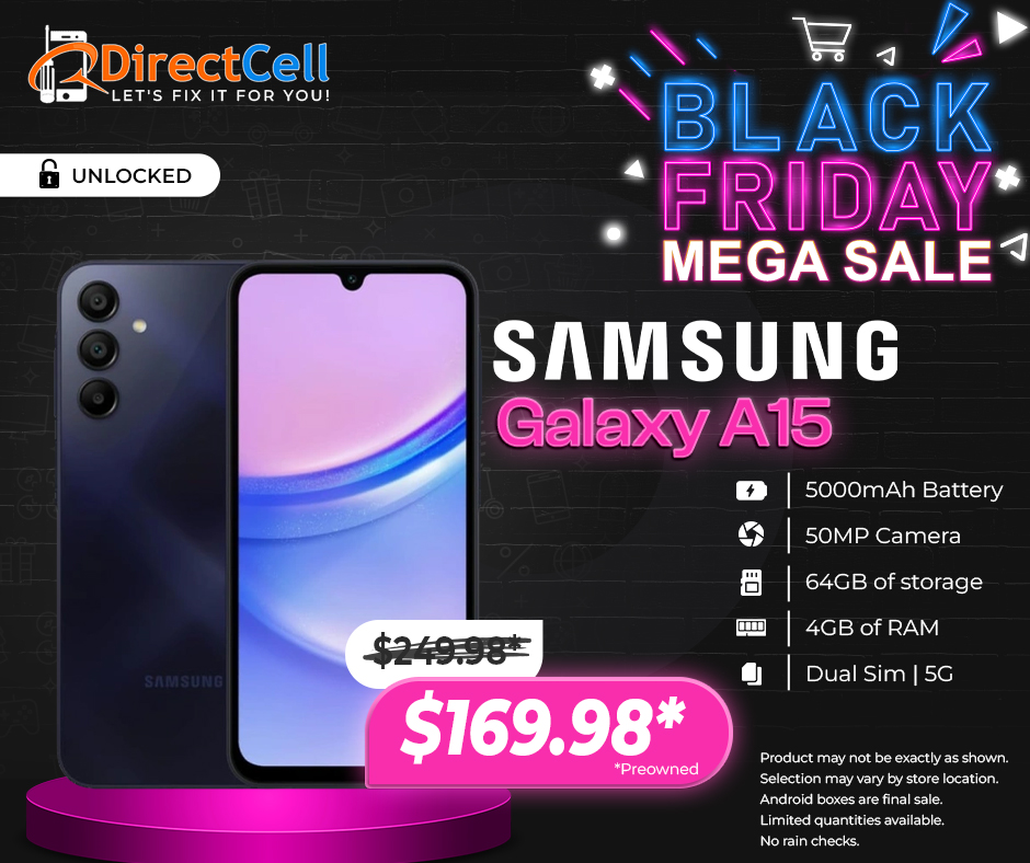 Black Friday 2025 Samsung Galaxy A15 Phone