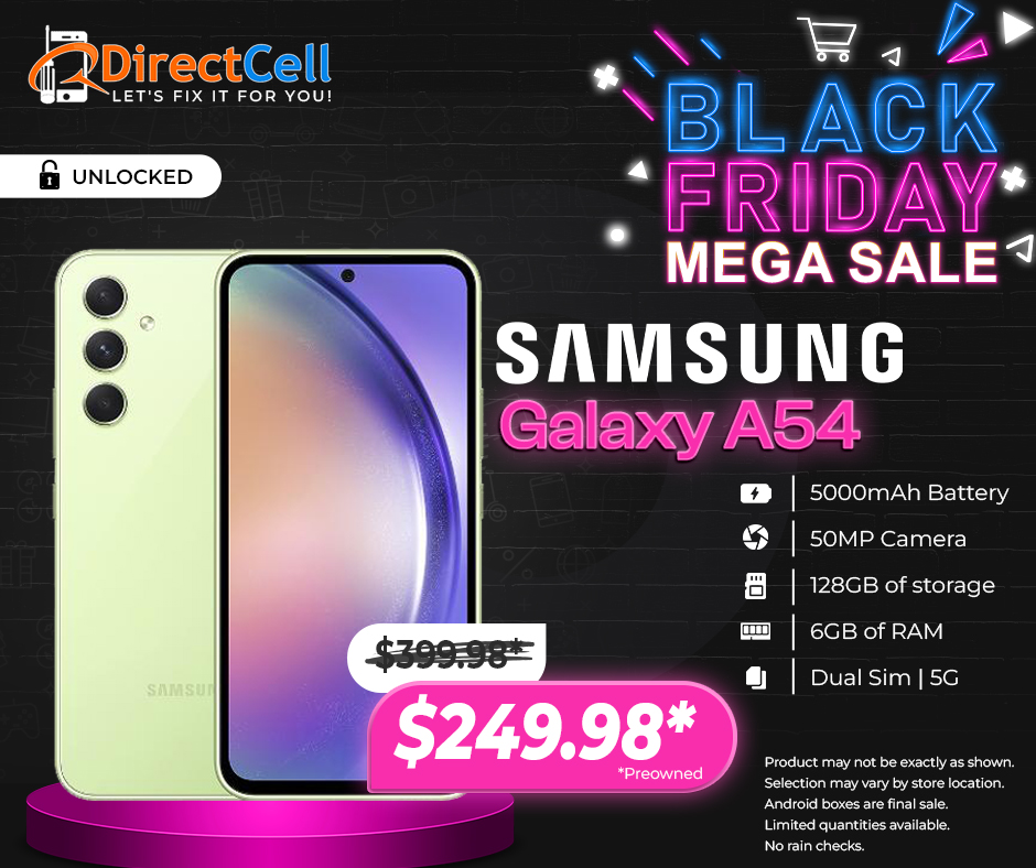 Black Friday 2025 Samsung Galaxy A54 Phone