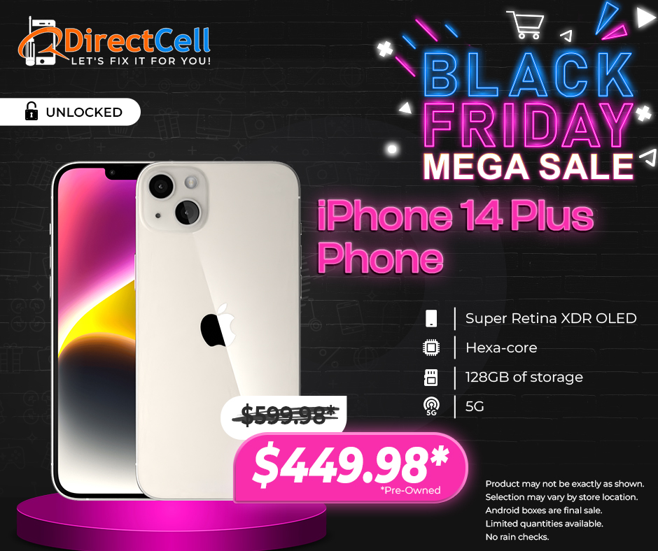 Black Friday 2025 iPhone 14 Plus Phone