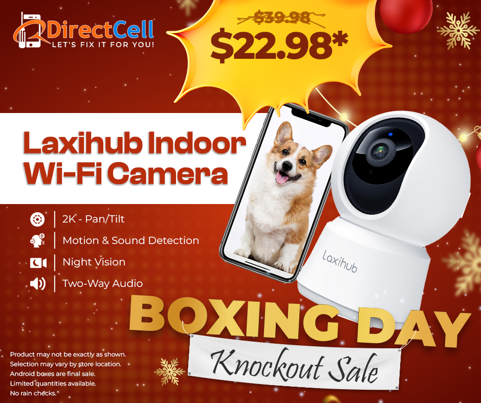 Boxing Day Sale Laxibub indoor Wi-Fi Camera