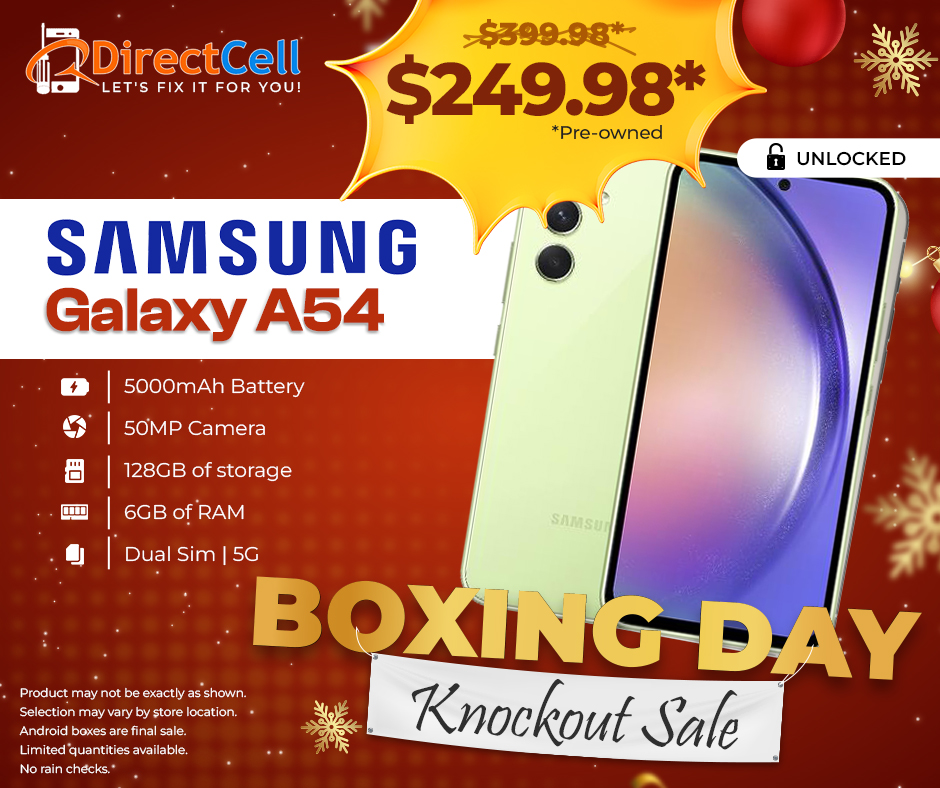 Boxing Day Sale Samsung Galaxy A54 Phone