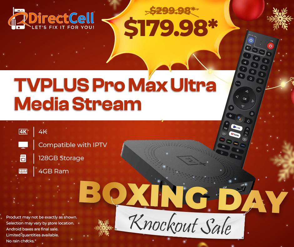 Boxing Day Sale TVPlus Pro Max Ultra Media Stream