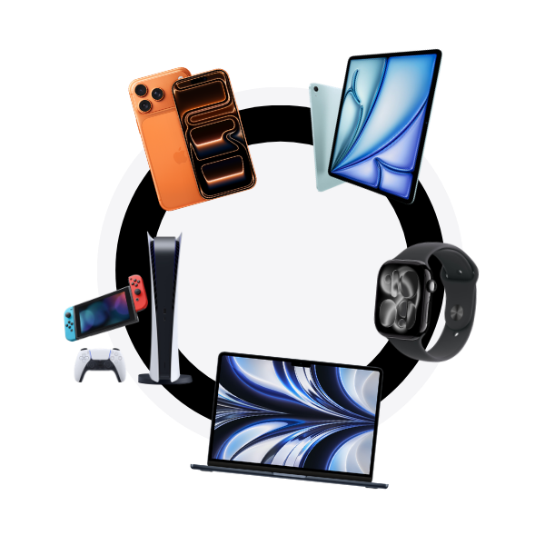 iPhone, iPad, MacBook, Apple Watch, PS5 and Nintendo Switch repair services